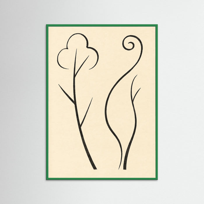 Green Wood Organic Curves