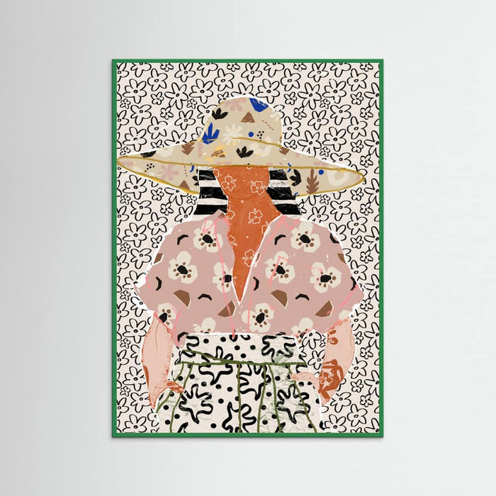 Green Wood Patternplayno.14 Poster
