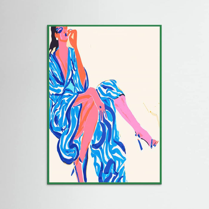Portrait Woman in robe Poster – plakat og kunsttryk