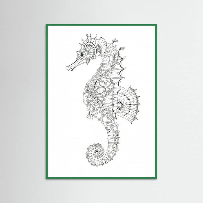 Seahorse 3 Poster – plakat og kunsttryk