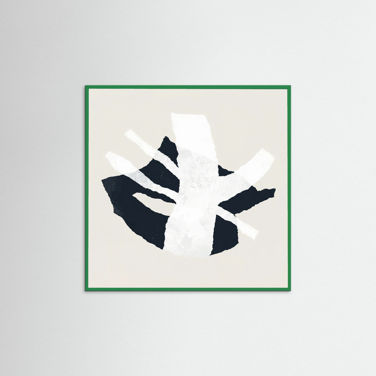 Green Wood Square Fragmented Balance