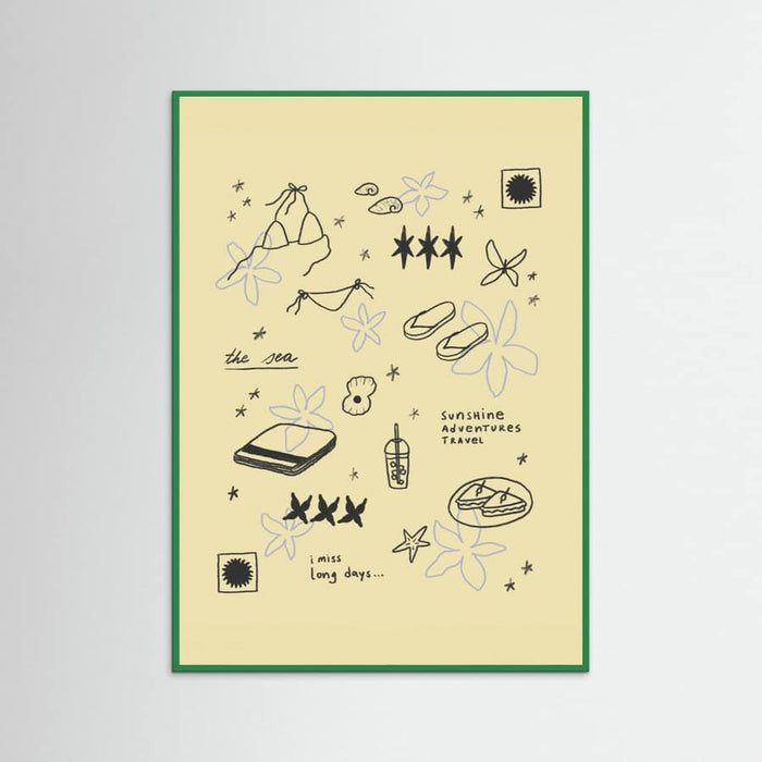 Summer Poster – plakat og kunsttryk
