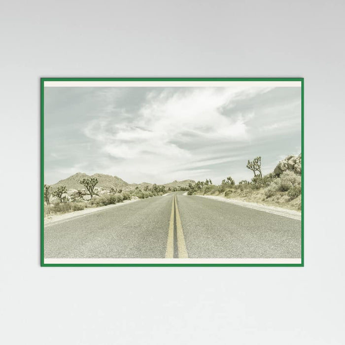 Green Wood Vintage Joshua Trees, Park Boulevard Poster