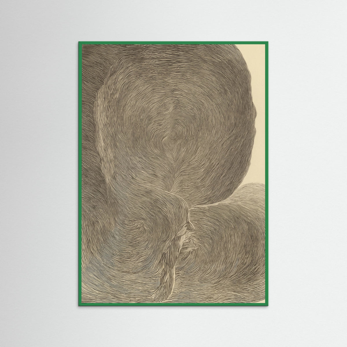 Green Wood Whispering Contours