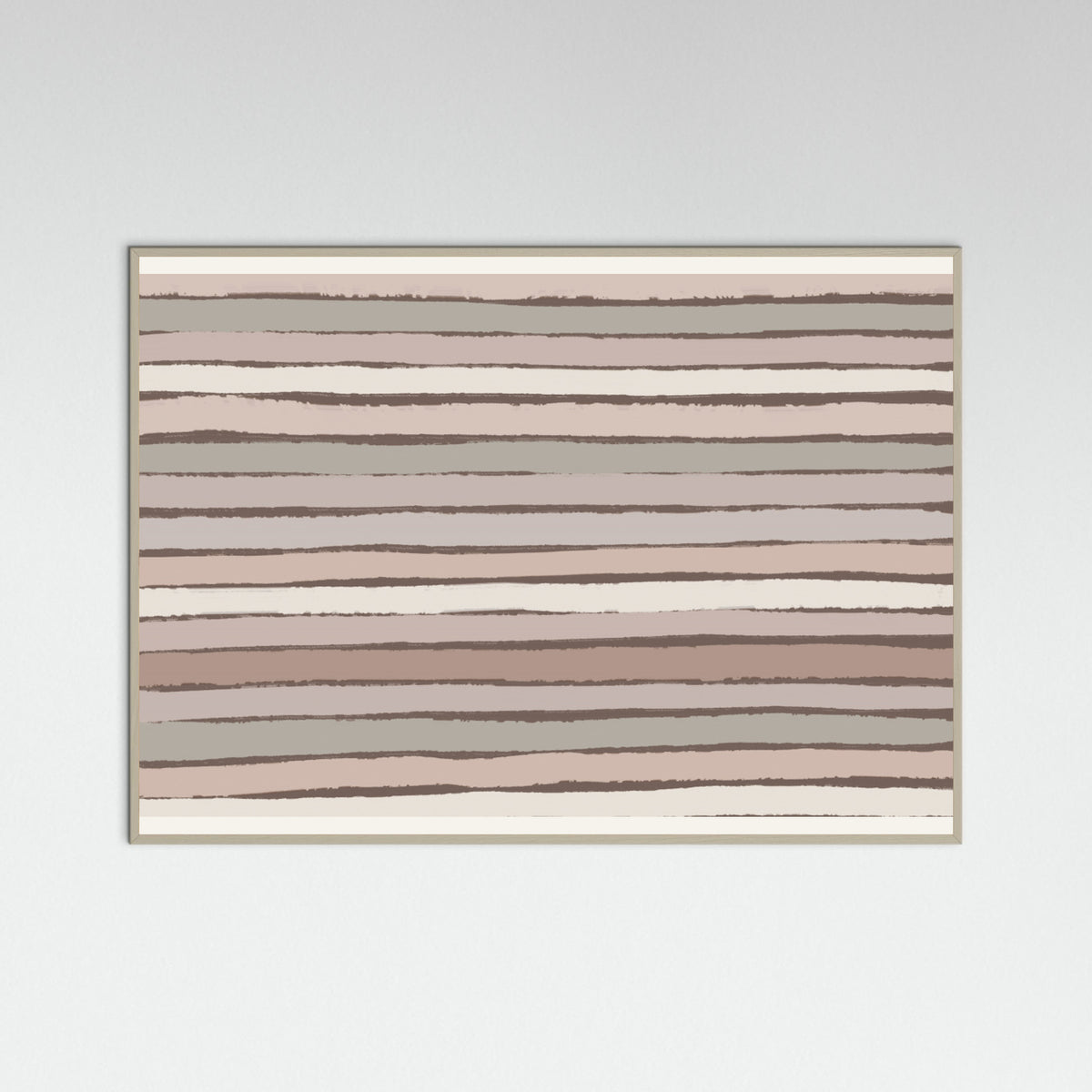 Grey Wood Earthy Stripes Poster