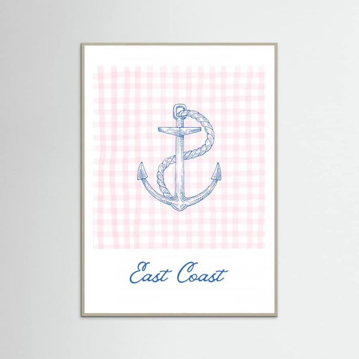 East Coast Anchor Poster – poster and art print