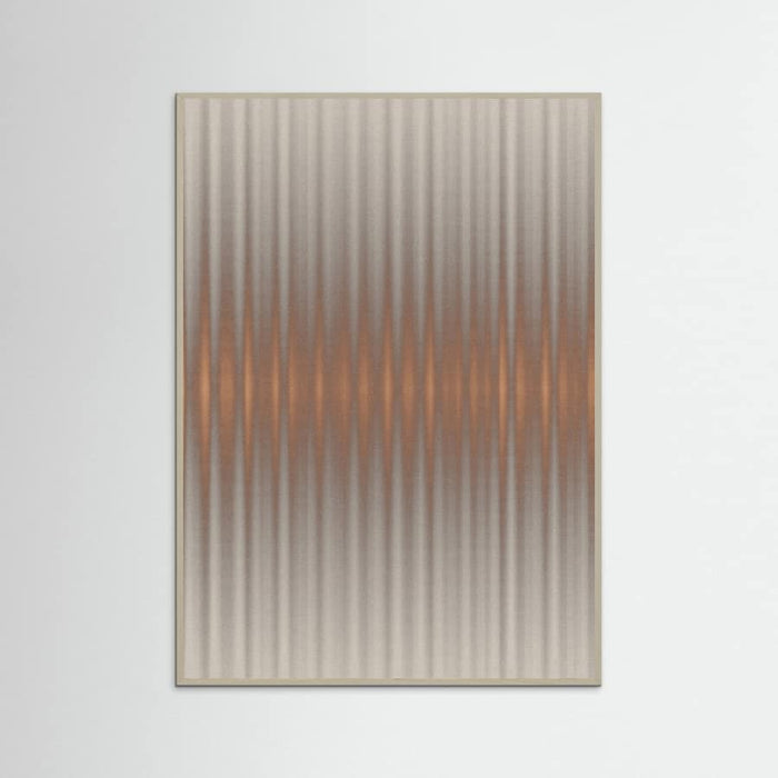 Euphoria - Gray and Orange Poster – plakat og kunsttryk
