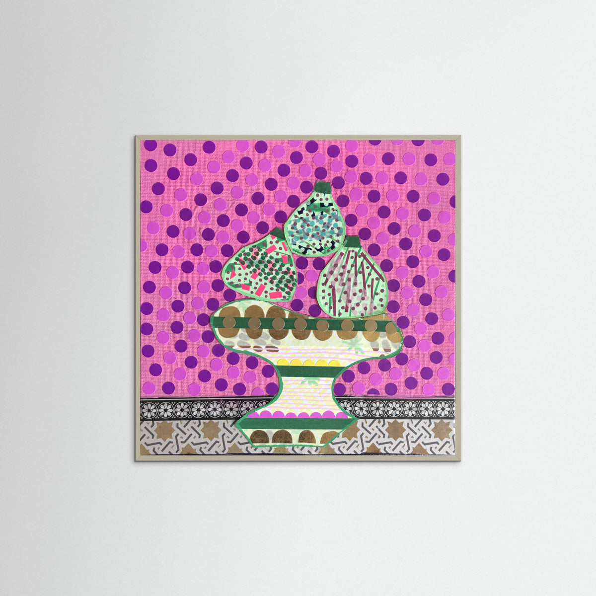 Grey Wood Figs Poster