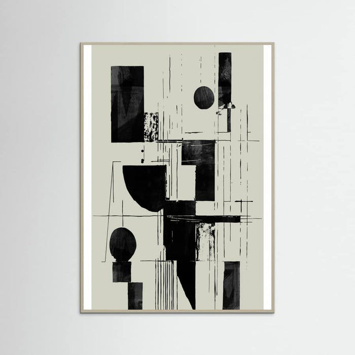 Grey Wood Interconnected 01 Poster