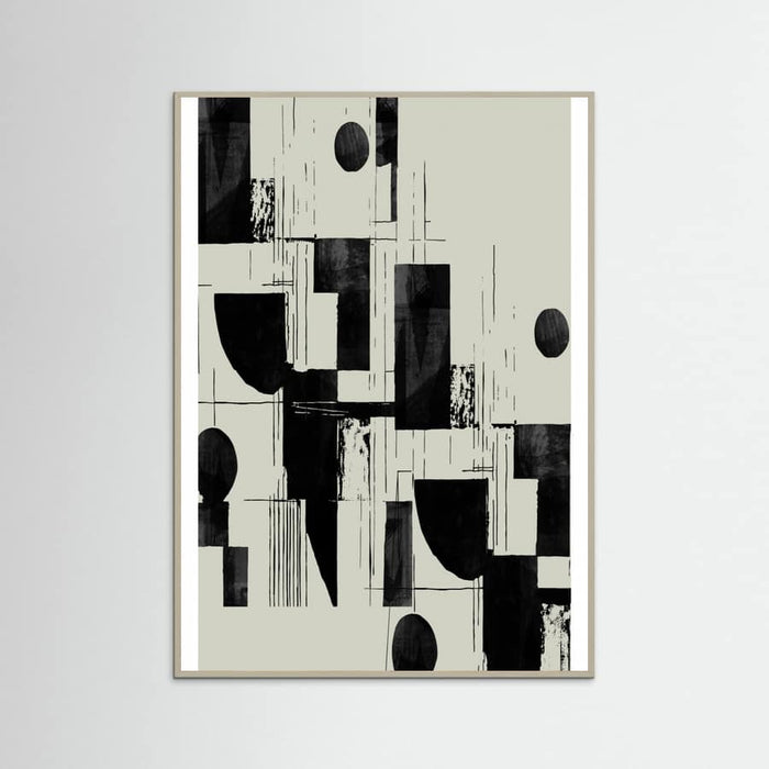Grey Wood Interconnected 02 Poster