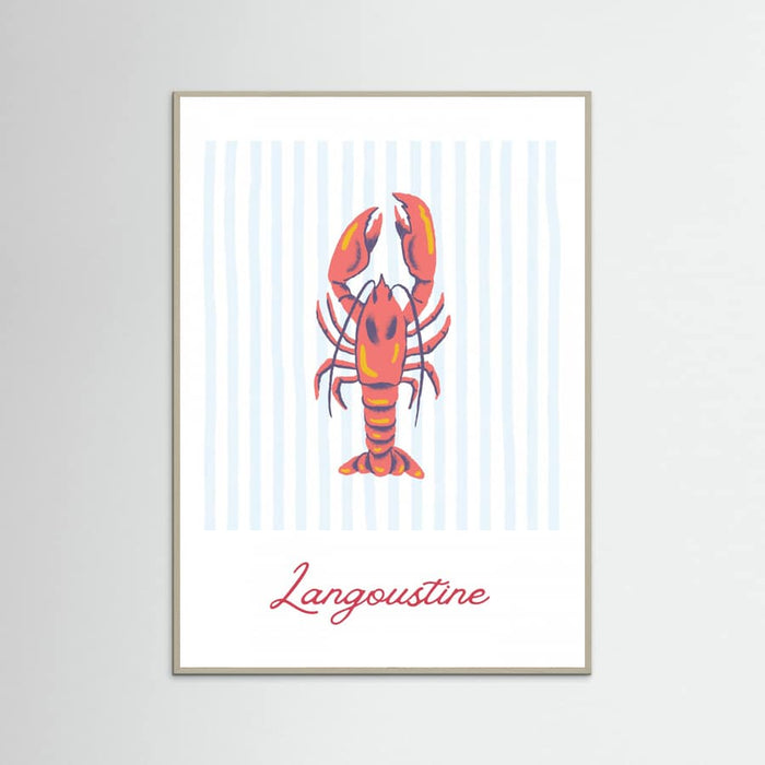 Langoustine Poster – Poster und Kunstdruck