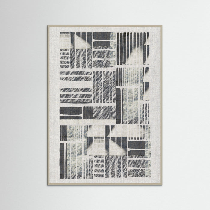 Grey Wood Linear Echoes 1 Poster