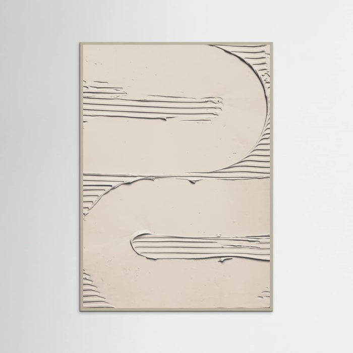 Mud Texture 11 Beige Poster – plakat og kunsttryk