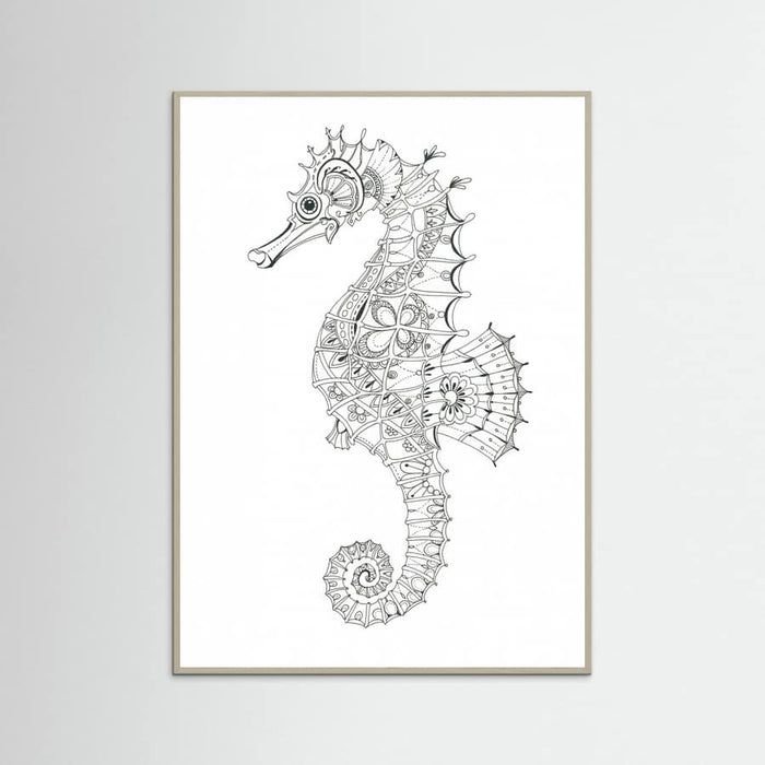 Seahorse 3 Poster – plakat og kunsttryk