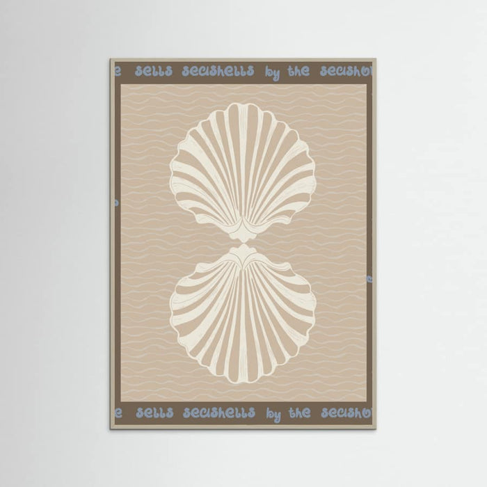 She sells seashells Poster – poster and art print