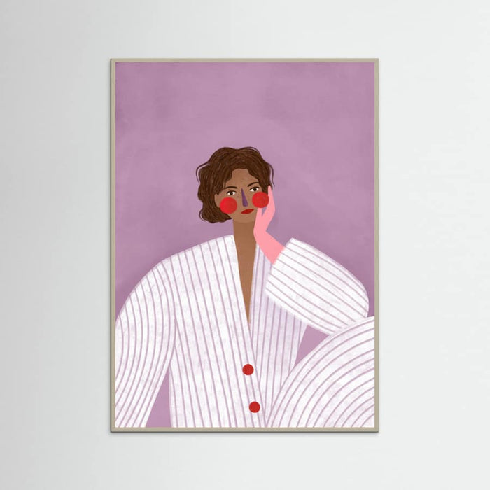 The Woman With the Pink Glove Poster – poster and art print