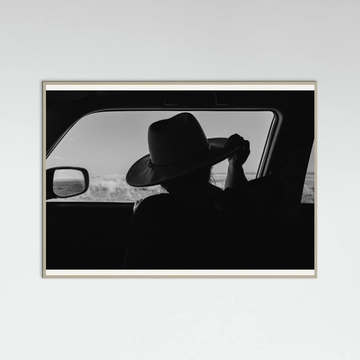 Grey Wood West Texas Explorer Poster
