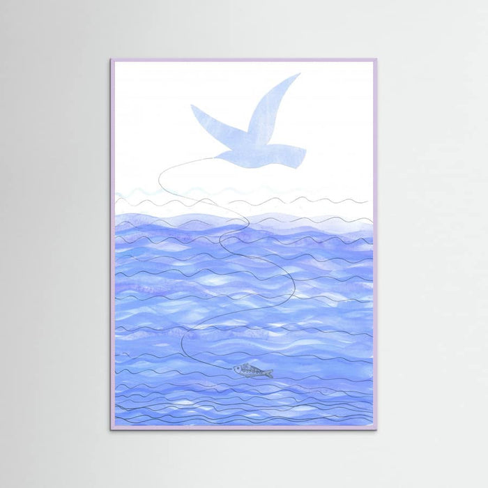 Above the Ocean Waves Poster – poster and art print