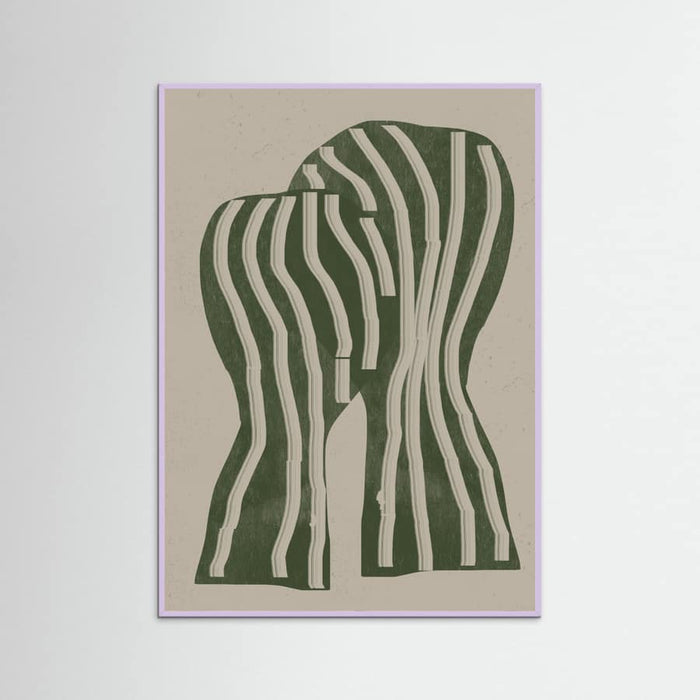 Abstract Kiss Poster – plakat og kunsttryk
