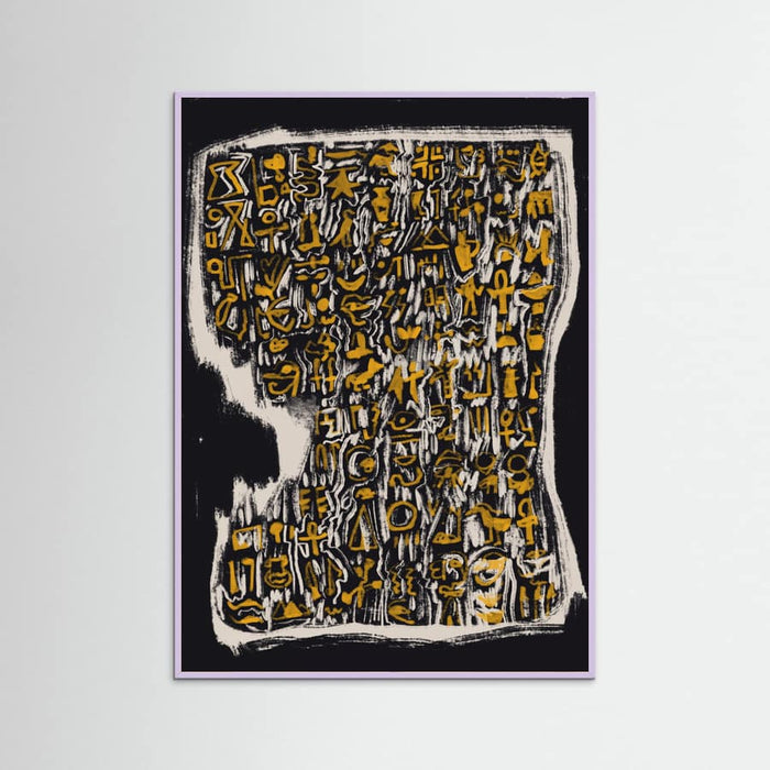 Abstract Symbol Slab Poster – plakat og kunsttryk