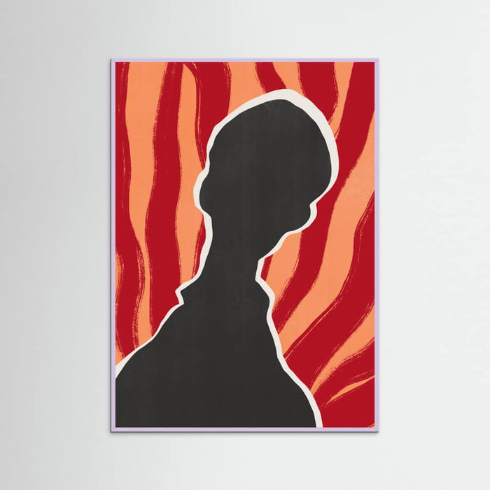 Anonymous Portrait In Heat Poster – poster and art print
