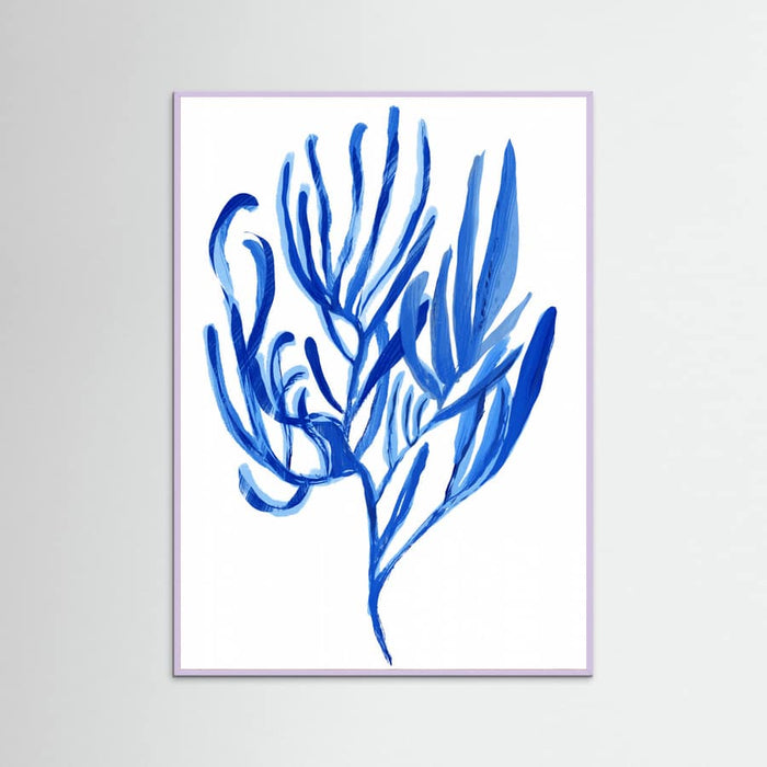 Poster Blue Aquatic Plant Poster 4 – poster e stampa artistica