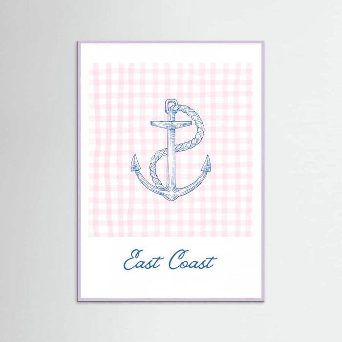 East Coast Anchor Poster – poster and art print