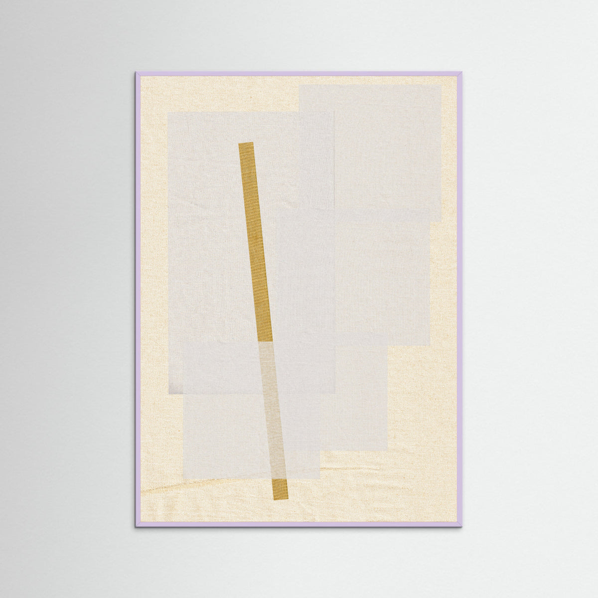 Lilac Wood Fabric Pattern Collage No.3 Poster