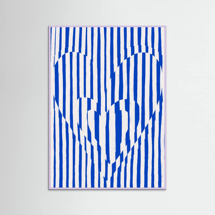 Plakat Hearts (Blue Version) – plakat i druk artystyczny