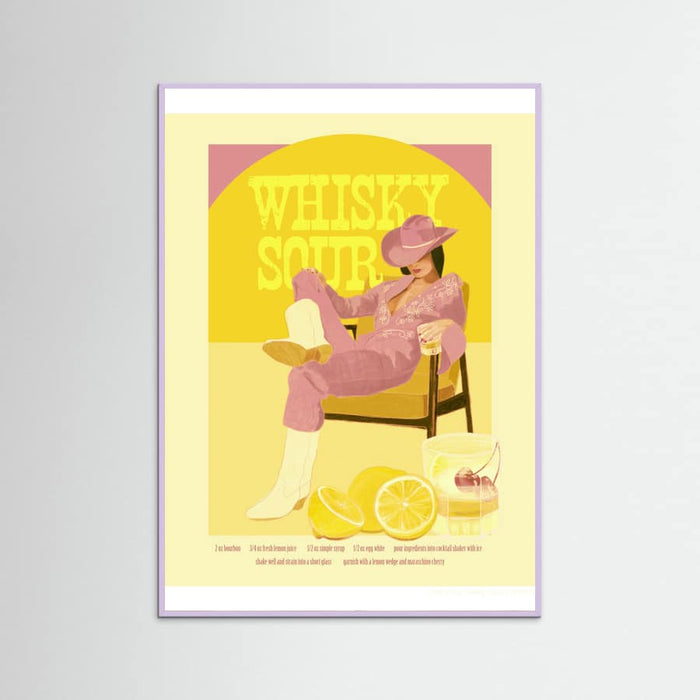 Lilac Wood Jlr Whiskysour Pink Copy Poster