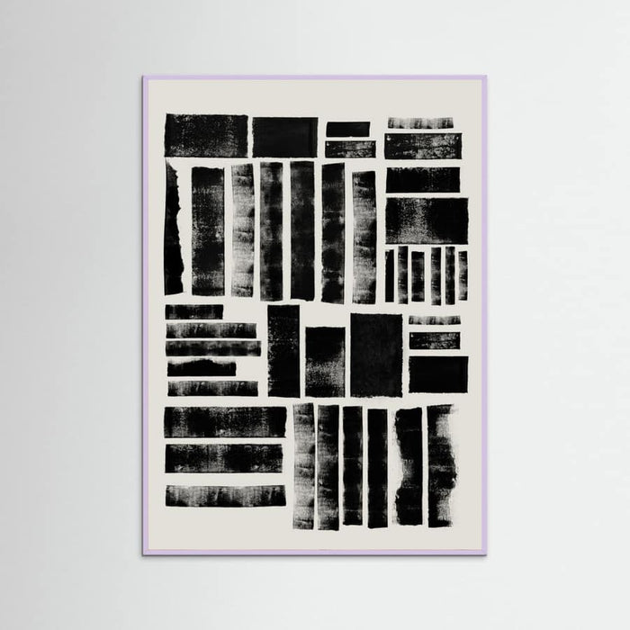 LINO CUT COMPOSITION Poster – plakat og kunsttryk