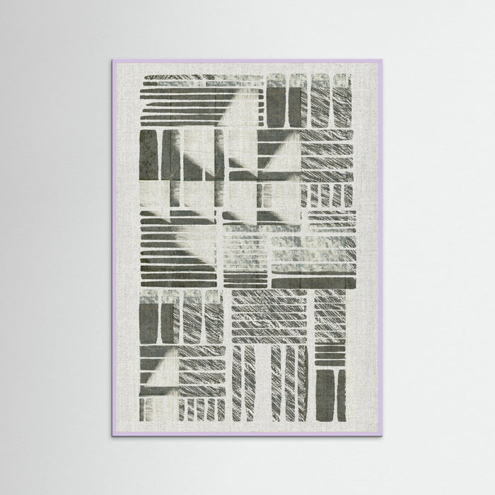 Lilac Wood Linear Echoes 2 Poster