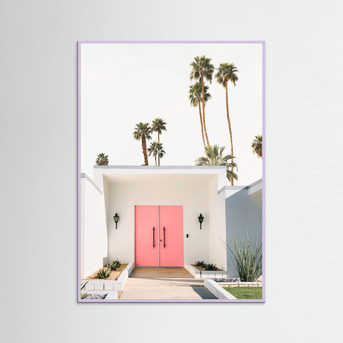 Palm Springs Pink Door Poster – poster and art print