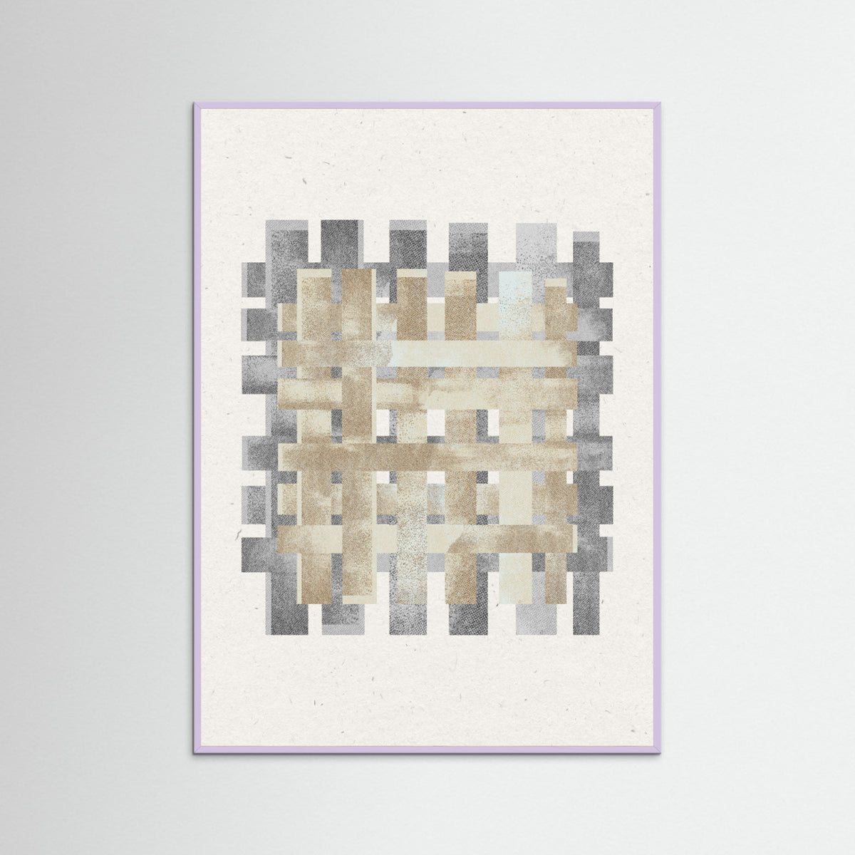 Lilac Wood Pattern on Pattern No.2 Poster
