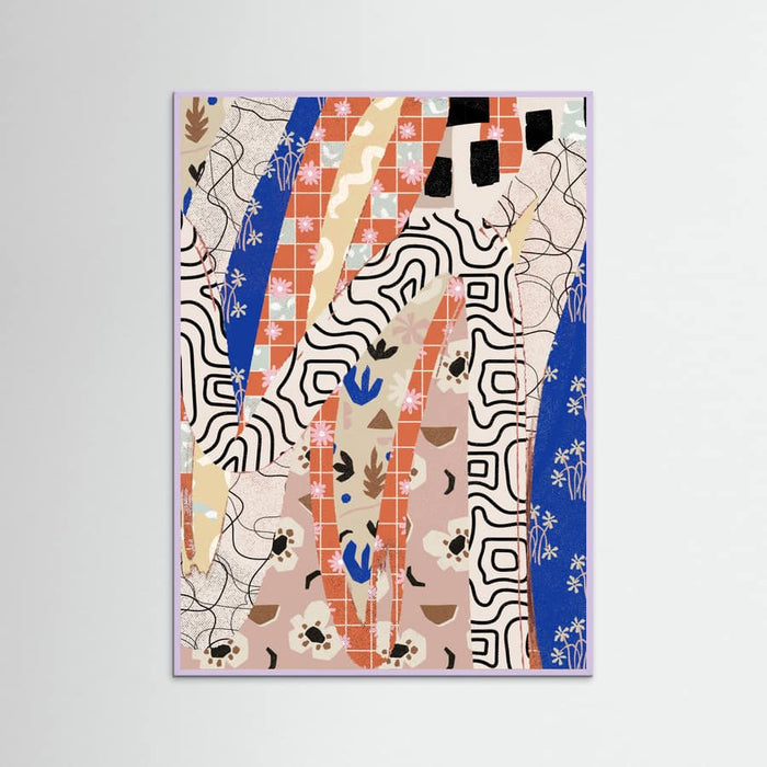 Lilac Wood Patternplayno04 Poster