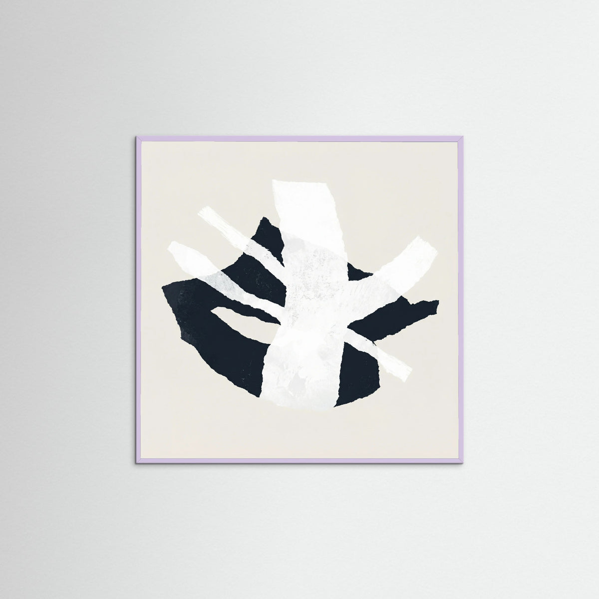 Lilac Wood Square Fragmented Balance