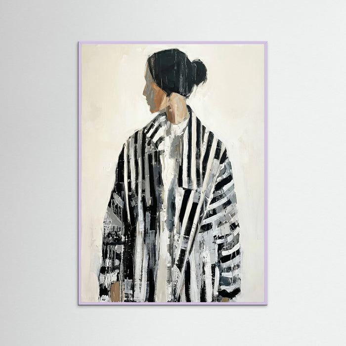 Striped Gaze – poster en kunstdruk