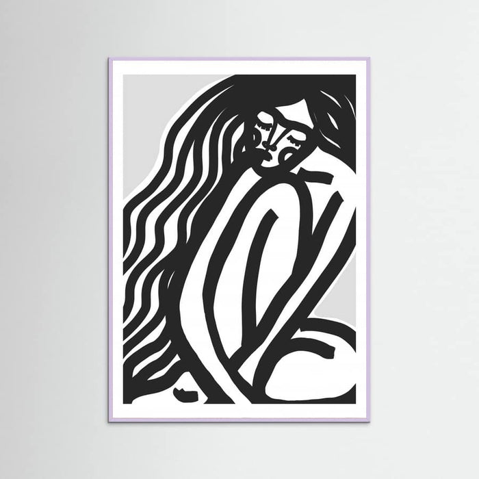 The Silence (Black) Poster – poster and art print