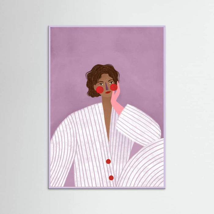 The Woman With the Pink Glove Poster – poster and art print