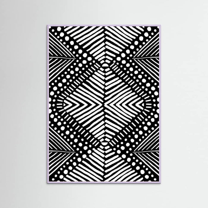 Lilac Wood Tribal Poster