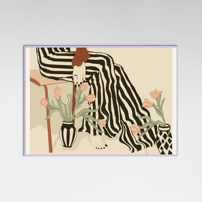 Tulips By My Feet Poster – poster and art print