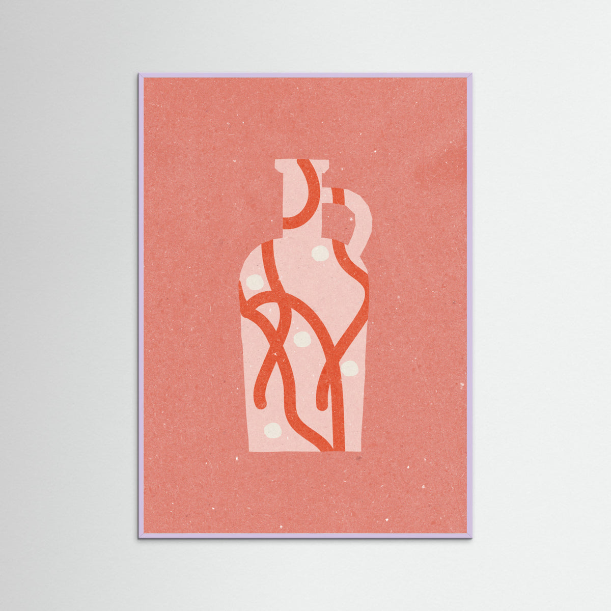 Lilac Wood Vase 4 Poster