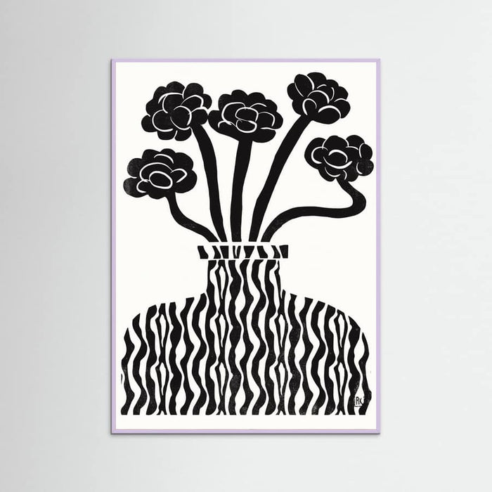 Vase and Flowers 03 Poster – plakat og kunsttryk