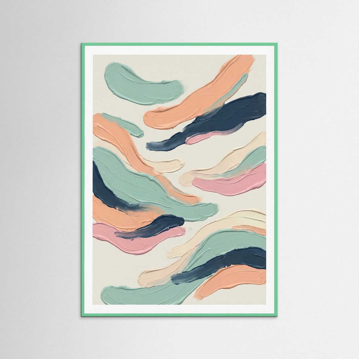 Mint Wood Abstract Efflorescence