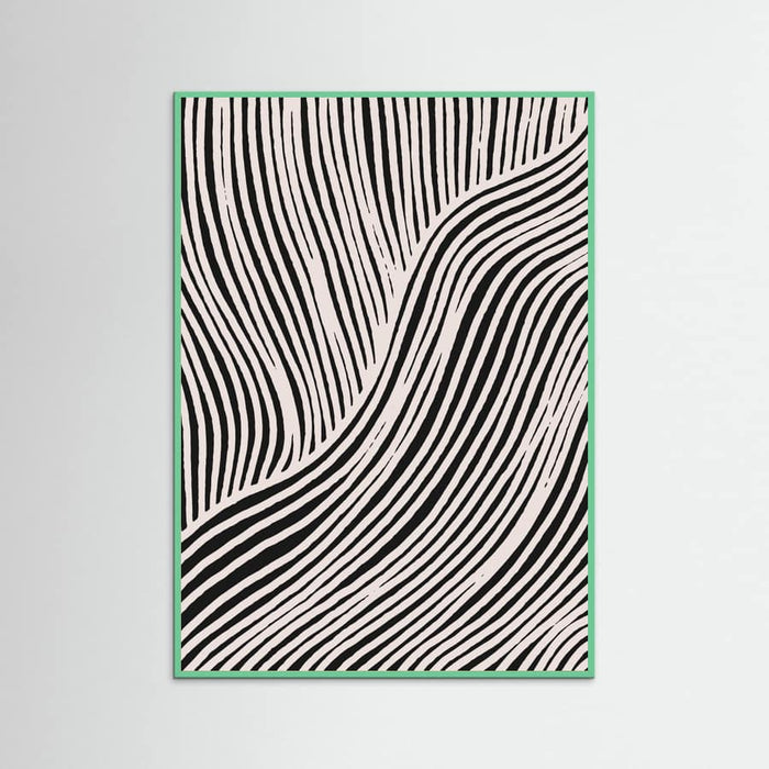 Beige Wave Pattern Poster – poster and art print