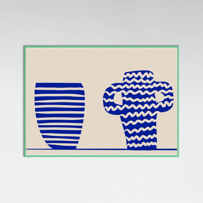 Blue Vases Poster – poster and art print