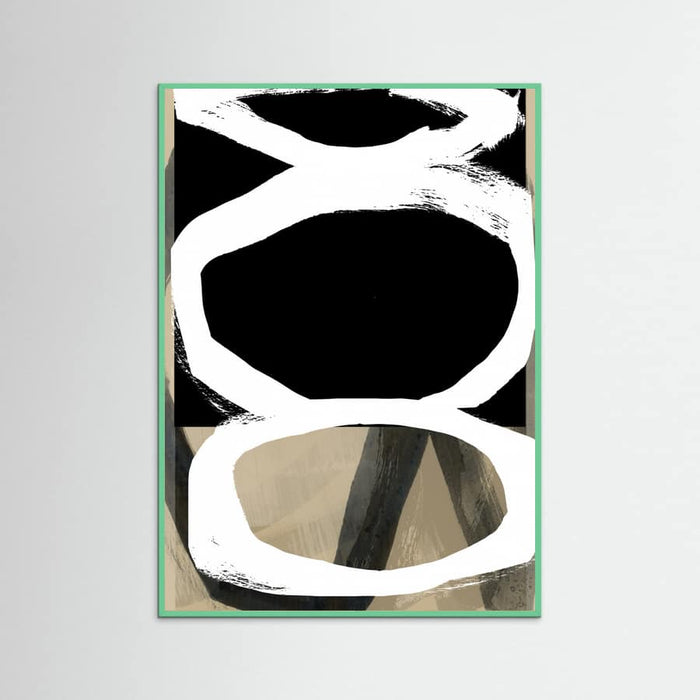 Bold Black On White No4 Poster – plakat og kunsttryk