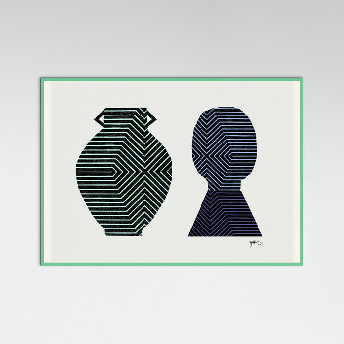 Mint Wood Celestial Garden IV. Poster
