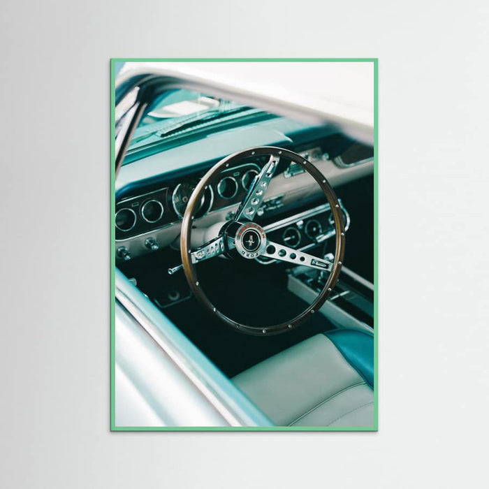 Mint Wood Classic Car VII Poster