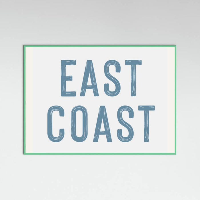 East Coast - Horizontal Poster – poster and art print